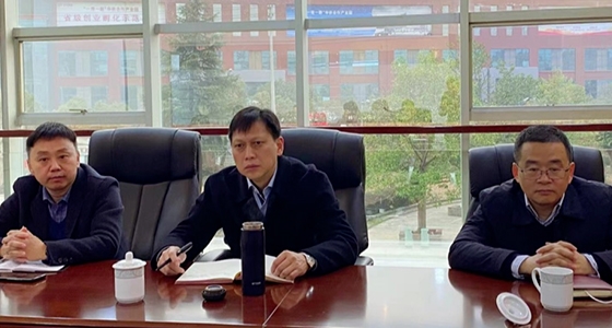 陈铭到麻将胡了2集团开展“助企开门红”活动